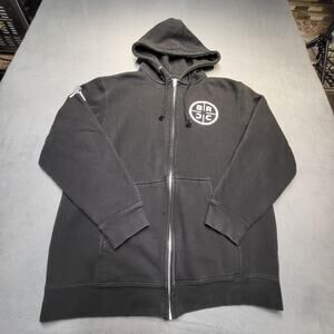 Black Rifle Coffee Company Hoodie Mens Large Zip Up American Flag BRCC Pullover